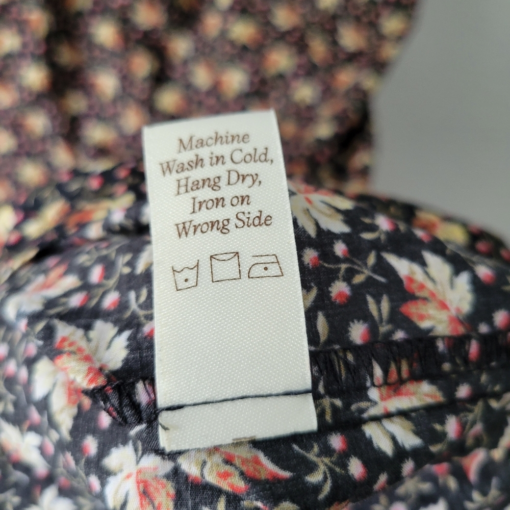 Christy Dawn the dawn dress in carob ditsy leaf, medium - Picture 8 of 8